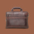 Vedantix Genuine Leather Brown Laptop Messenger Bag For Men